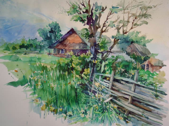 Rural landscape, 700x500