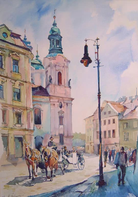Prague. Russian church, 500x700